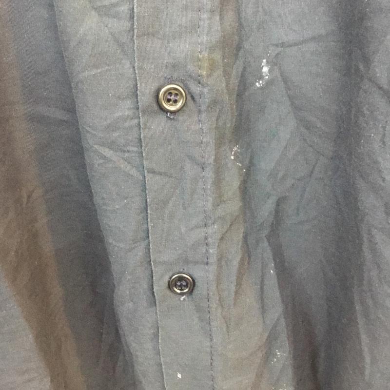 古着 USED シャツ、ブラウス 半袖 S 無地 紺 / ネイビー / メンズ USED 古着 中古 10058236