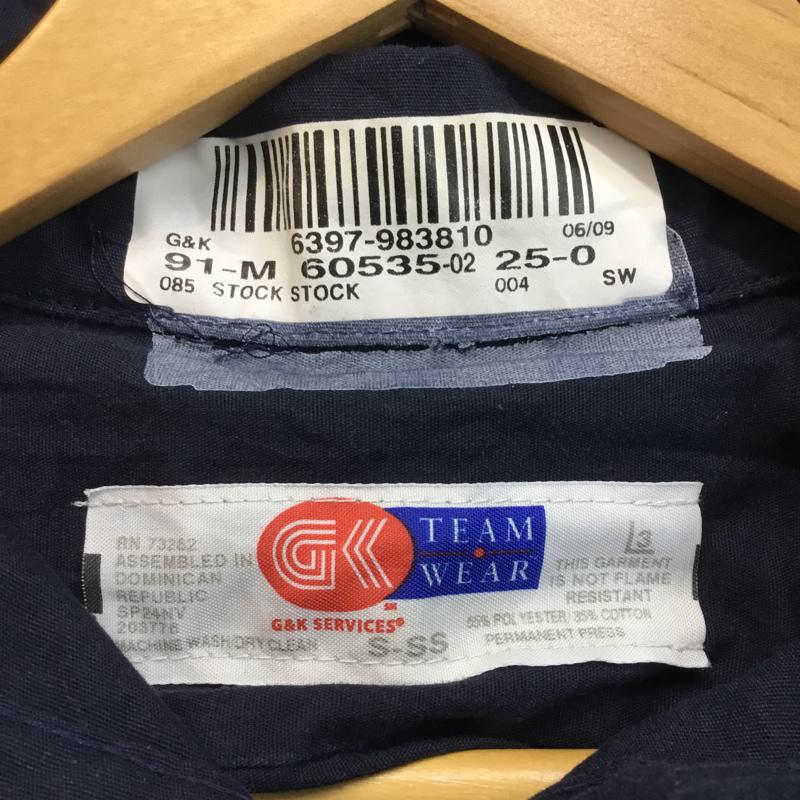 古着 USED シャツ、ブラウス 半袖 S 無地 紺 / ネイビー / メンズ USED 古着 中古 10058236
