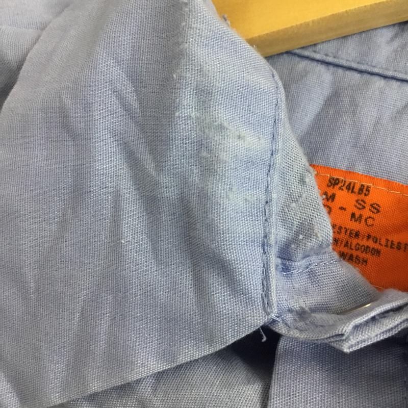 レッドキャップ RED KAP シャツ、ブラウス 半袖 M 無地 水色 / ライトブルー / メンズ USED 古着 中古 10058288