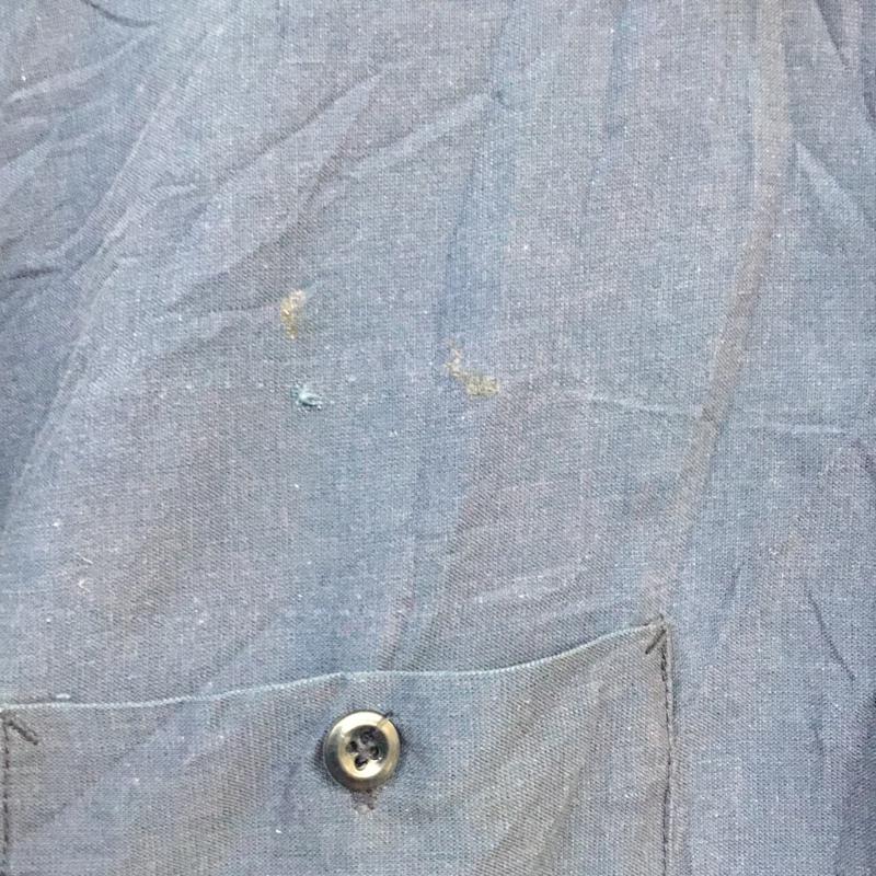 古着 USED シャツ、ブラウス 半袖 XL 無地 紺 / ネイビー / メンズ USED 古着 中古 10058290