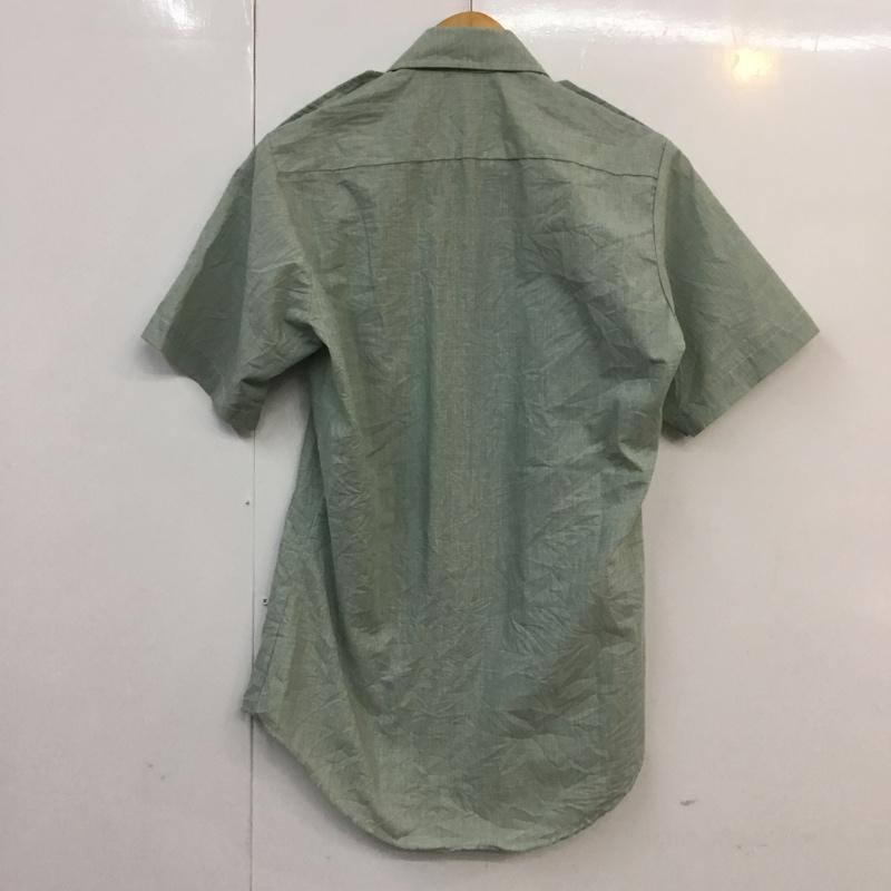 古着 USED シャツ、ブラウス 半袖 無地 薄緑 / ライトグリーン / メンズ USED 古着 中古 10058316