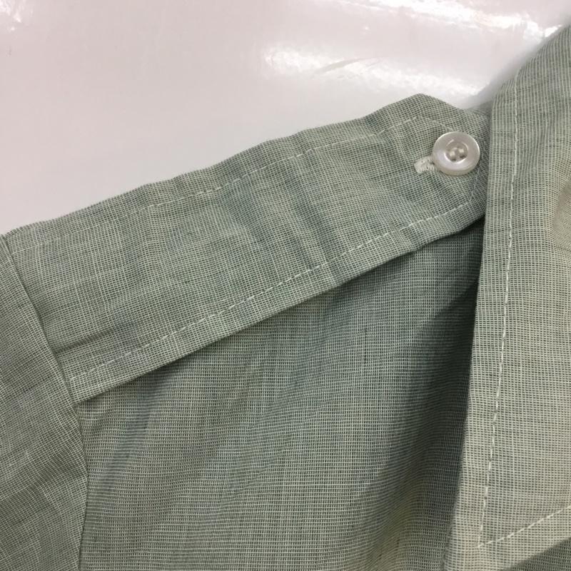古着 USED シャツ、ブラウス 半袖 無地 薄緑 / ライトグリーン / メンズ USED 古着 中古 10058316