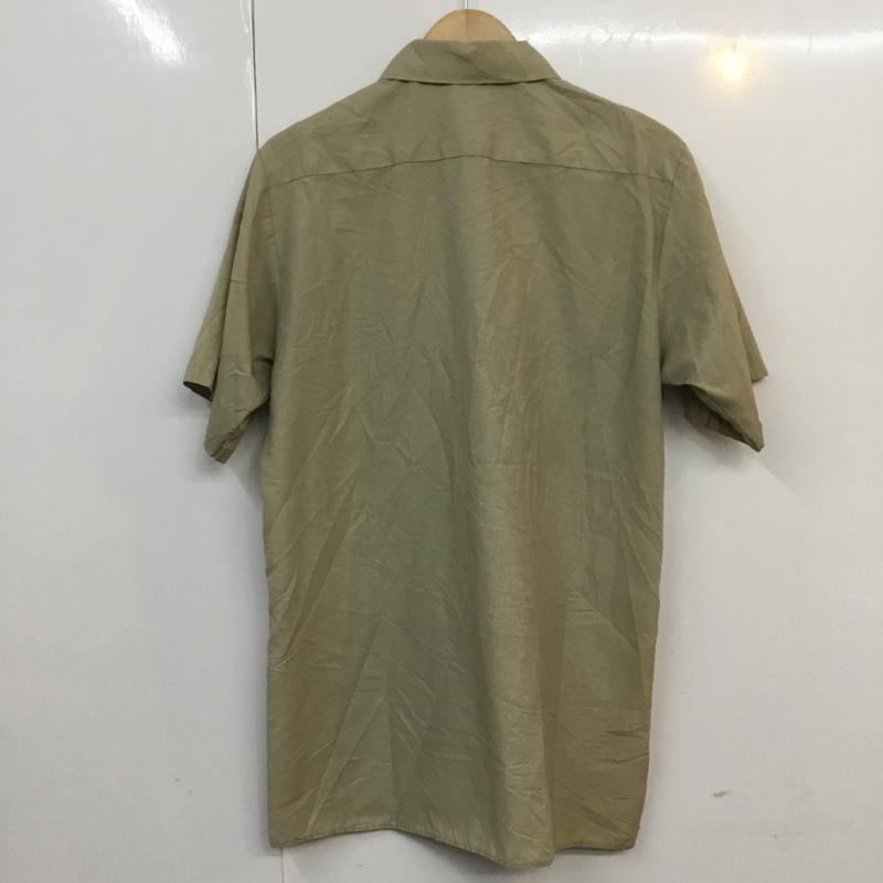 古着 USED シャツ、ブラウス 半袖 S 無地 ベージュ / ベージュ / メンズ USED 古着 中古 10058318