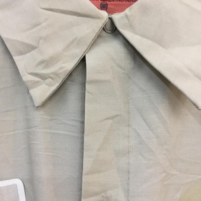 古着 USED シャツ、ブラウス 半袖 S 無地 ベージュ / ベージュ / メンズ USED 古着 中古 10058318