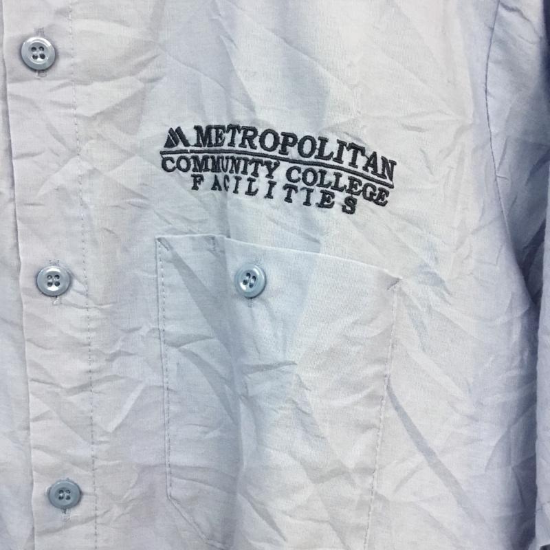 レッドキャップ RED KAP シャツ、ブラウス 半袖 M 無地 水色 / ライトブルー / メンズ USED 古着 中古 10058324