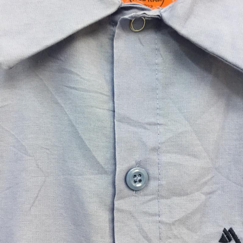 レッドキャップ RED KAP シャツ、ブラウス 半袖 M 無地 水色 / ライトブルー / メンズ USED 古着 中古 10058324