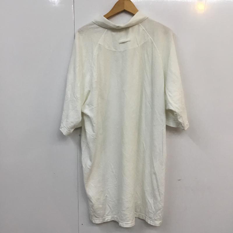 コロンビア Columbia ポロシャツ 半袖 XL 無地 白 / ホワイト / メンズ USED 古着 中古 10058331
