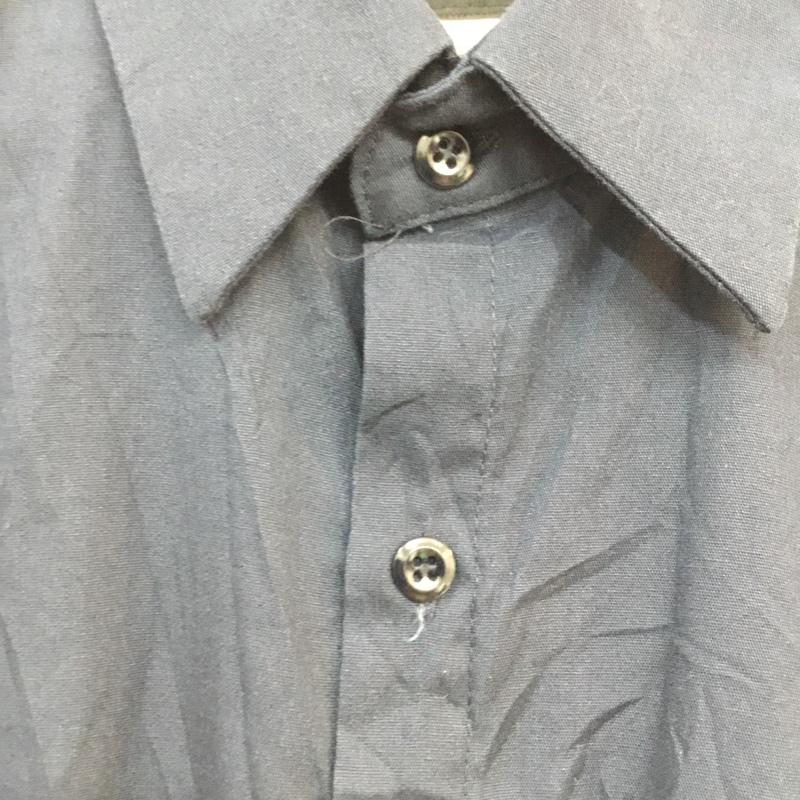 古着 USED シャツ、ブラウス 半袖 L 無地 紺 / ネイビー / メンズ USED 古着 中古 10058336