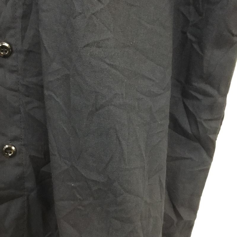 古着 USED シャツ、ブラウス 半袖 L 無地 紺 / ネイビー / メンズ USED 古着 中古 10058336