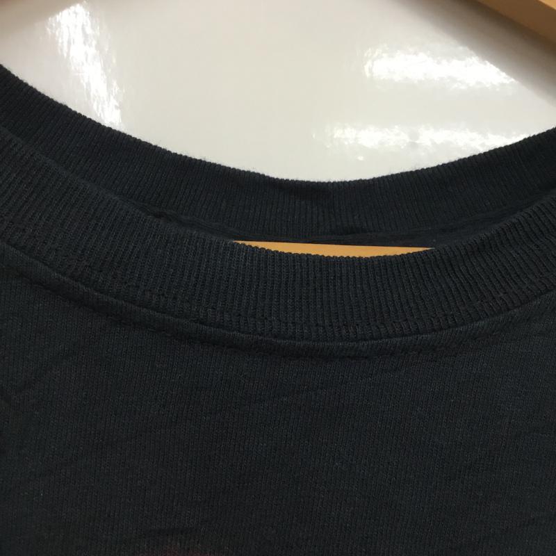 ギルダン GILDAN Tシャツ 半袖 クルーネック バックプリント XL プリント 黒 / ブラック / メンズ USED 古着 中古 10058341