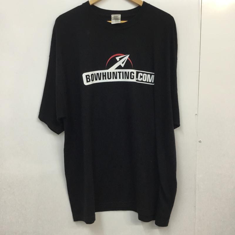 ギルダン GILDAN Tシャツ 半袖 クルーネック バックプリント プリント 黒 / ブラック / メンズ USED 古着 中古 10058344