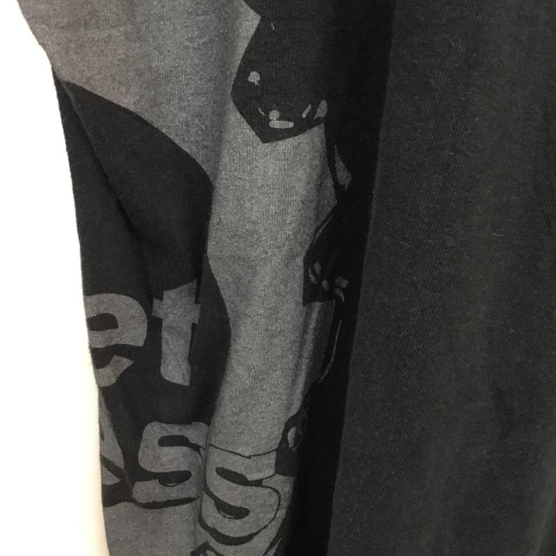 ギルダン GILDAN Tシャツ 半袖 クルーネック プリント XL プリント 黒 / ブラック / メンズ USED 古着 中古 10058353