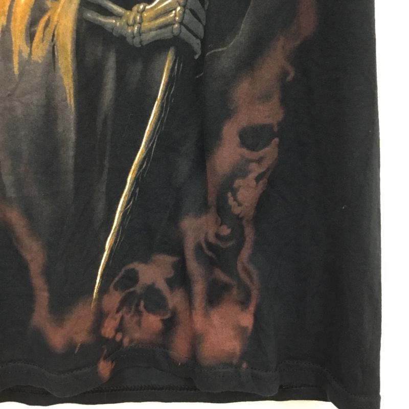 古着 USED Tシャツ 半袖 クルーネック 死神 プリント 黒 / ブラック / メンズ USED 古着 中古 10058367