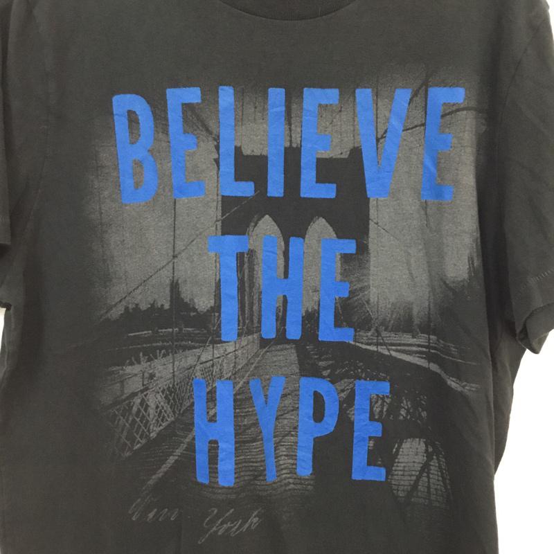 エアロポステール AEROPOSTALE Tシャツ 半袖 クルーネック フォトグラフ XL プリント 黒 / ブラック / メンズ USED 古着 中古 10058373