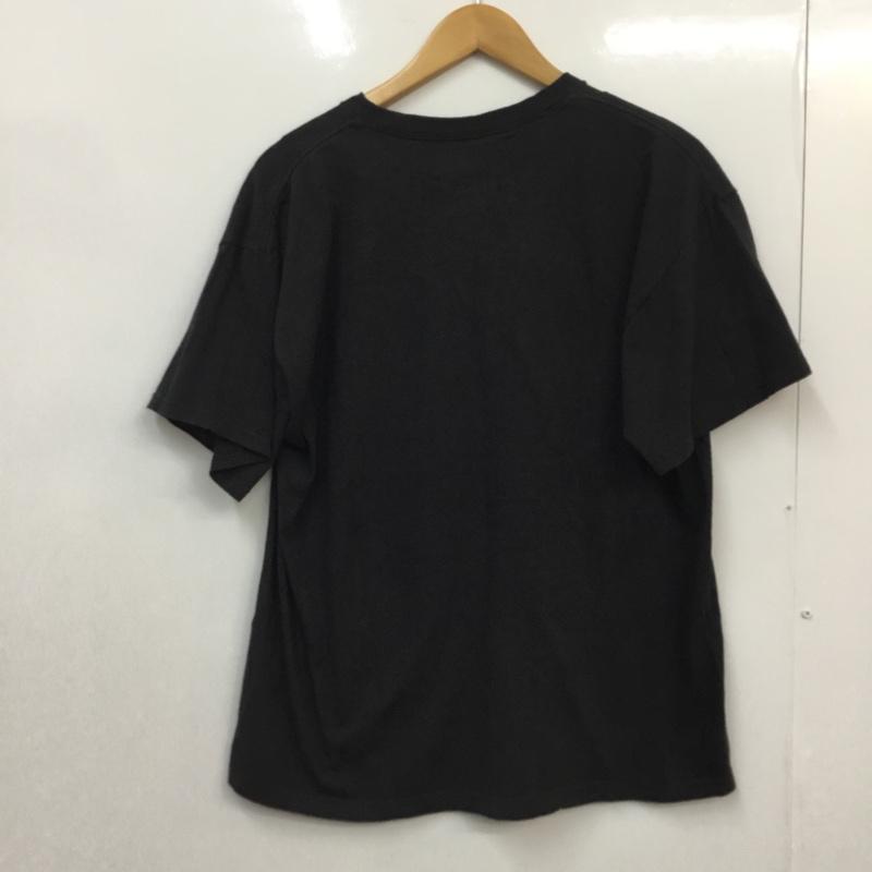 古着 USED Tシャツ 半袖 クルーネック プリント L ロゴ、文字 黒 / ブラック / メンズ USED 古着 中古 10058374