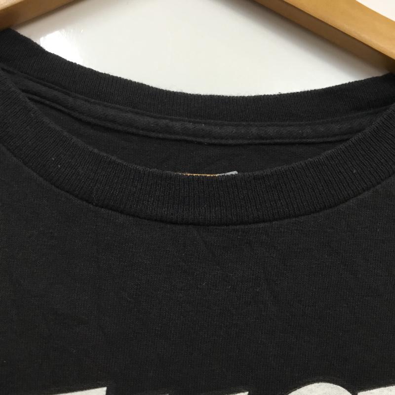 古着 USED Tシャツ 半袖 クルーネック プリント L ロゴ、文字 黒 / ブラック / メンズ USED 古着 中古 10058374