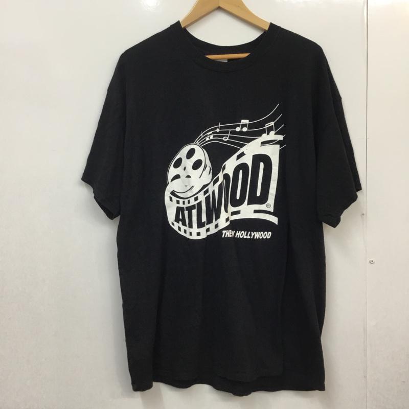 古着 USED Tシャツ 半袖 クルーネック プリント XL プリント 黒 / ブラック / メンズ USED 古着 中古 10058377
