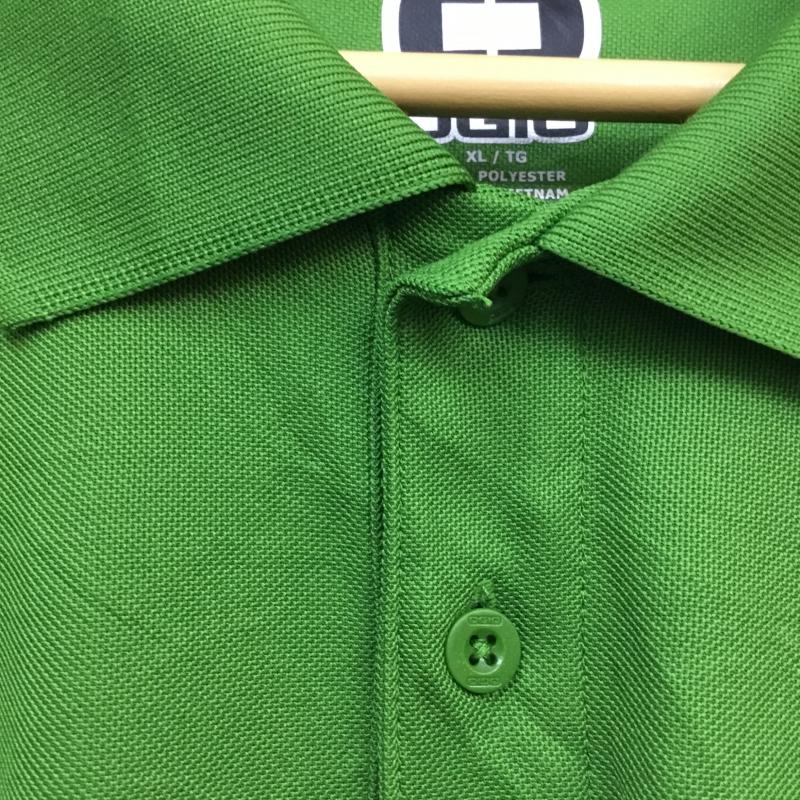 古着 USED ポロシャツ 半袖 刺繍 XL ワンポイント 緑 / グリーン / メンズ USED 古着 中古 10058392
