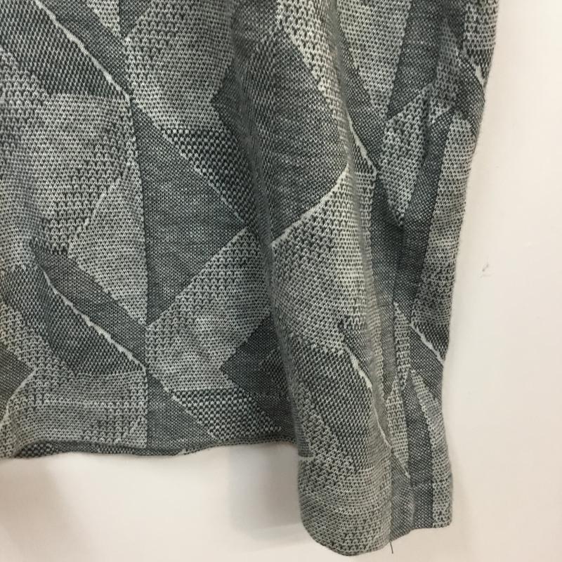 古着 USED ポロシャツ 半袖 コットン XL 総柄 灰 / グレー / メンズ USED 古着 中古 10058393