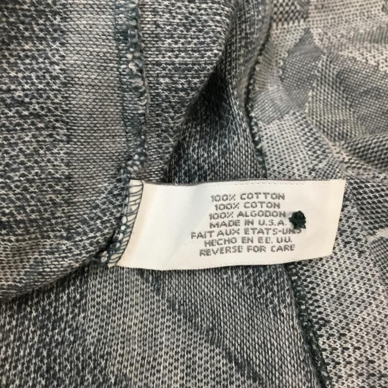 古着 USED ポロシャツ 半袖 コットン XL 総柄 灰 / グレー / メンズ USED 古着 中古 10058393
