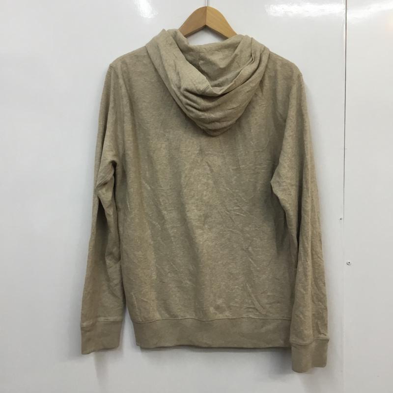 オールドネイビー OLD NAVY パーカー 長袖 フルジップ S 無地 ベージュ / ベージュ / メンズ USED 古着 中古 10058552