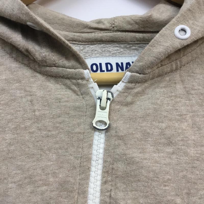 オールドネイビー OLD NAVY パーカー 長袖 フルジップ S 無地 ベージュ / ベージュ / メンズ USED 古着 中古 10058552