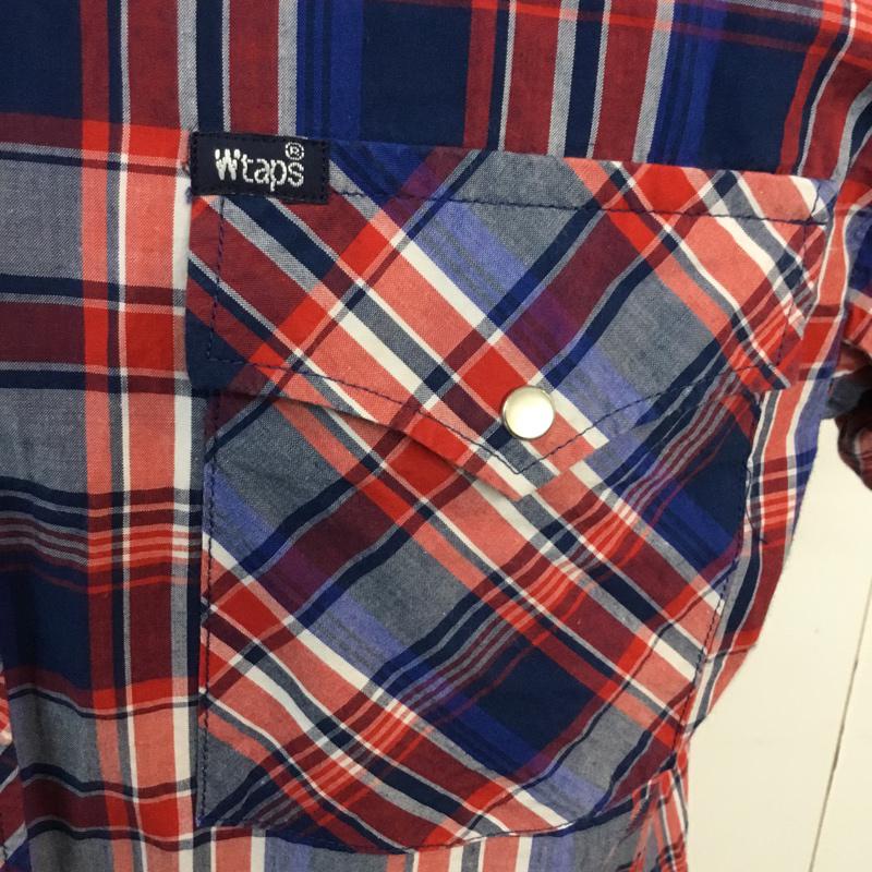 ダブルタップス WTAPS シャツ、ブラウス 半袖 M チェック マルチカラー / マルチカラー / メンズ USED 古着 中古 10058654