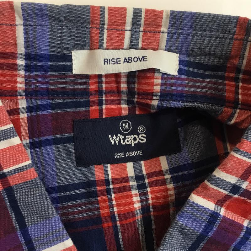 ダブルタップス WTAPS シャツ、ブラウス 半袖 M チェック マルチカラー / マルチカラー / メンズ USED 古着 中古 10058654