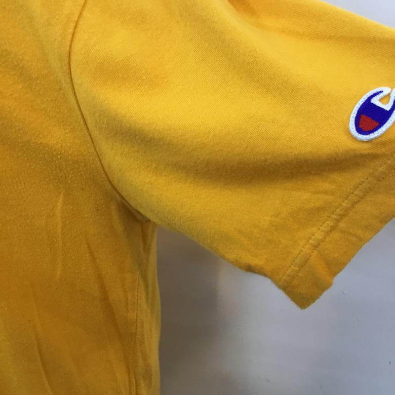 チャンピオン Campion Tシャツ 半袖 L ロゴ、文字 X 無地 橙 / オレンジ / メンズ USED 古着 中古 10058657