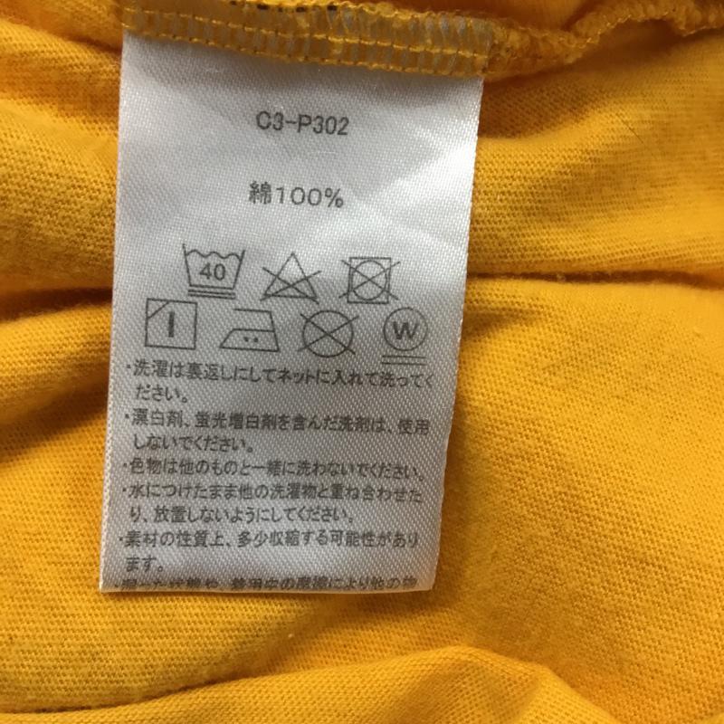 チャンピオン Campion Tシャツ 半袖 L ロゴ、文字 X 無地 橙 / オレンジ / メンズ USED 古着 中古 10058657