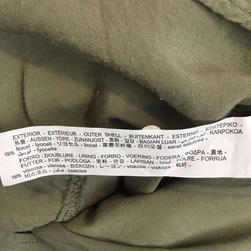 ザラ ZARA チュニック 長袖 S 無地 カーキ / カーキ / レディース USED 古着 中古 10058701