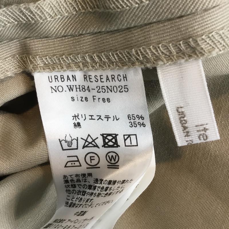 アイテムズ アーバンリサーチ ITEMS URBAN RESEARCH スカート ひざ丈スカート FREE 無地 ベージュ / ベージュ / レディース USED 古着 中古 10058707