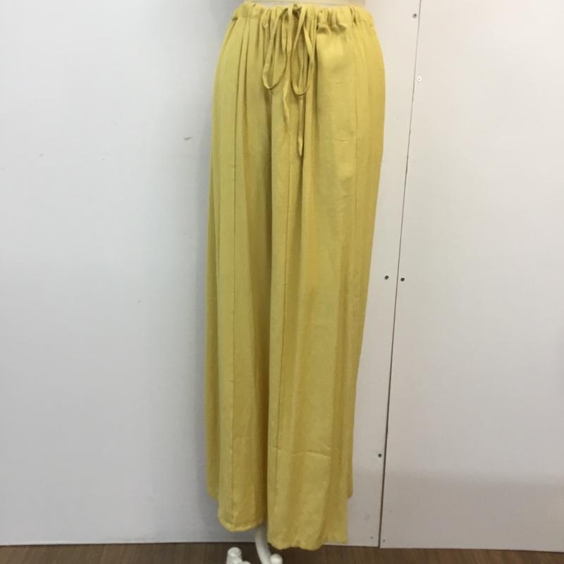 チャオパニックティピー CIAOPANIC TYPY ボトムス ボトムス タグ付 M 無地 黄 / イエロー / レディース USED 古着 中古 10058709