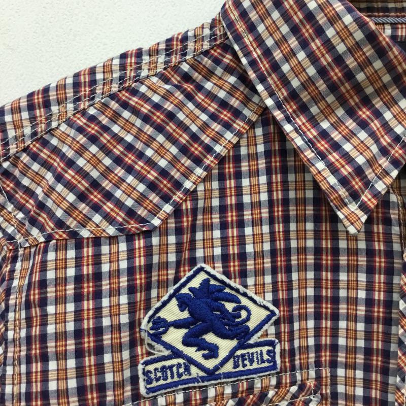 スコッチアンドソーダ SCOTCH&SODA シャツ、ブラウス 長袖 S チェック 赤 / レッド / X 紺 / ネイビー / X 白 / ホワイト / X 黄 / イエロー / メンズ USED 古着 中古 10058734