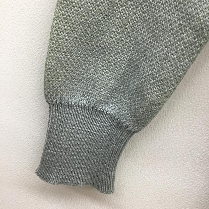 ファクトタム FACTOTUM ニット、セーター 長袖 44 白 / ホワイト / X 黄 / イエロー / X 水色 / ライトブルー / メンズ USED 古着 中古 10058737