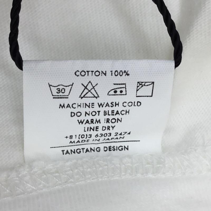 タンタン TANG TANG Tシャツ 半袖 × 伊勢丹 L ロゴ、文字 白 / ホワイト / メンズ USED 古着 中古 10058834