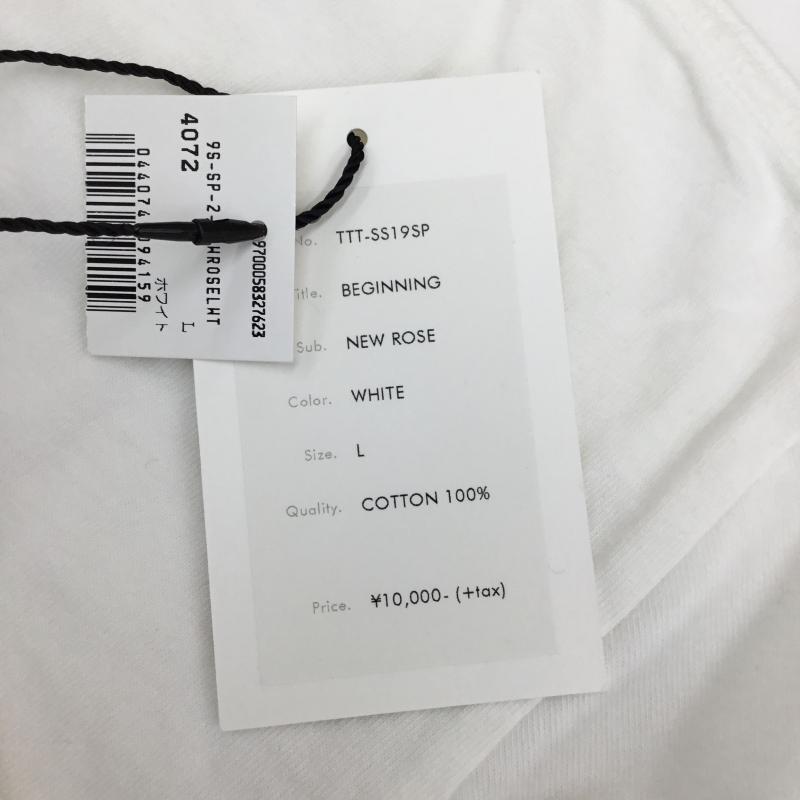 タンタン TANG TANG Tシャツ 半袖 × 伊勢丹 L ロゴ、文字 白 / ホワイト / メンズ USED 古着 中古 10058834