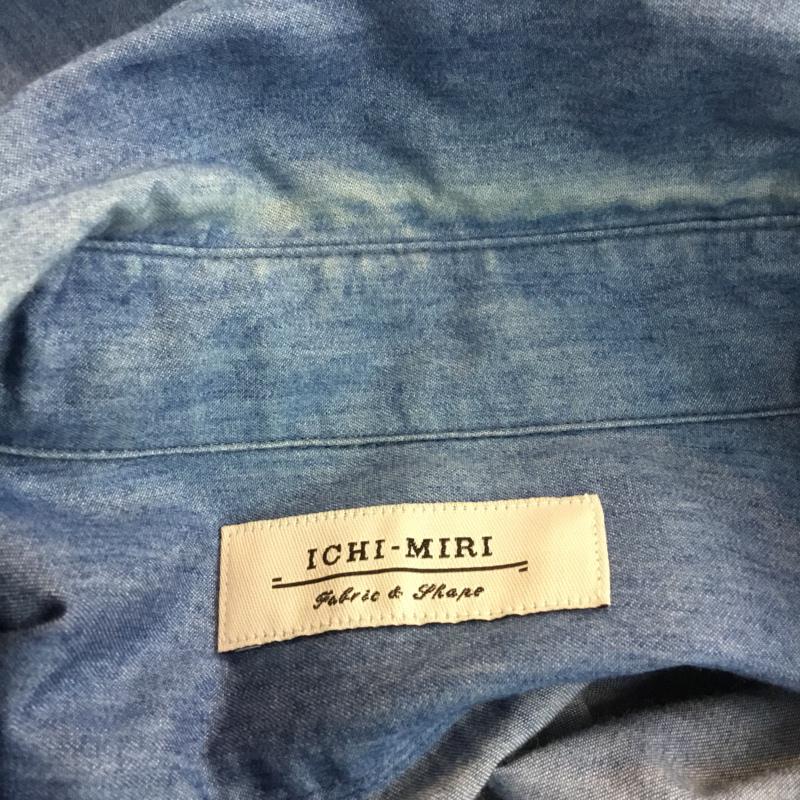 イチミリ ICHI-MIRI シャツ、ブラウス 長袖 1 無地 水色 / ライトブルー / メンズ USED 古着 中古 10058892