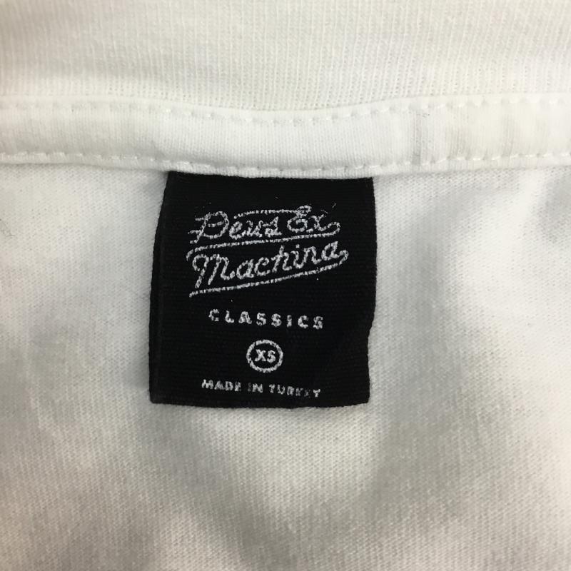 デウスエクスマキナ DEUS EX MACHINA Tシャツ 半袖 XS ロゴ、文字 X プリント 白 / ホワイト / メンズ USED 古着 中古 10059083