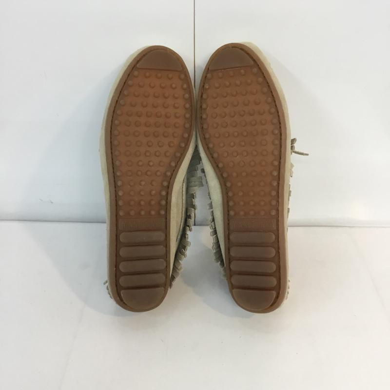 スライ SLY カジュアルシューズ カジュアルシューズ MINNETONKA ミネトンカ スタッズ フリンジ 無地 ベージュ / ベージュ / レディース USED 古着 中古 10059096