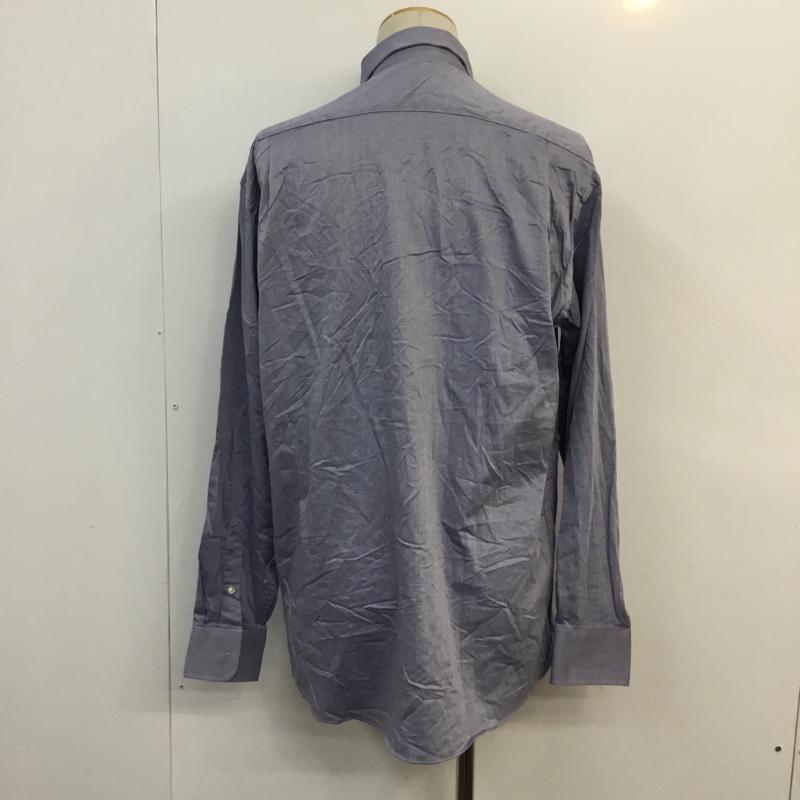 トミーヒルフィガー TOMMY HILFIGER シャツ、ブラウス 長袖 レギュラーフィット ストレッチ M ワンポイント 紺 / ネイビー / メンズ USED 古着 中古 10059168