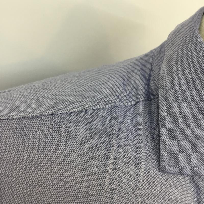 トミーヒルフィガー TOMMY HILFIGER シャツ、ブラウス 長袖 レギュラーフィット ストレッチ M ワンポイント 紺 / ネイビー / メンズ USED 古着 中古 10059168
