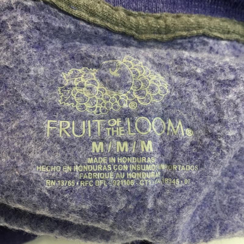 フルーツオブザルーム FRUIT OF THE LOOM トレーナー 長袖 スウェット 裏起毛 M 無地 紺 / ネイビー / メンズ USED 古着 中古 10059203
