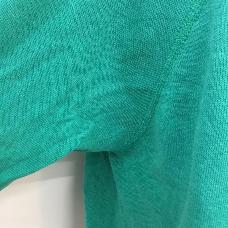 古着 USED トレーナー 長袖 ラグランスリーブ スウェット L 無地 緑 / グリーン / メンズ USED 古着 中古 10059255