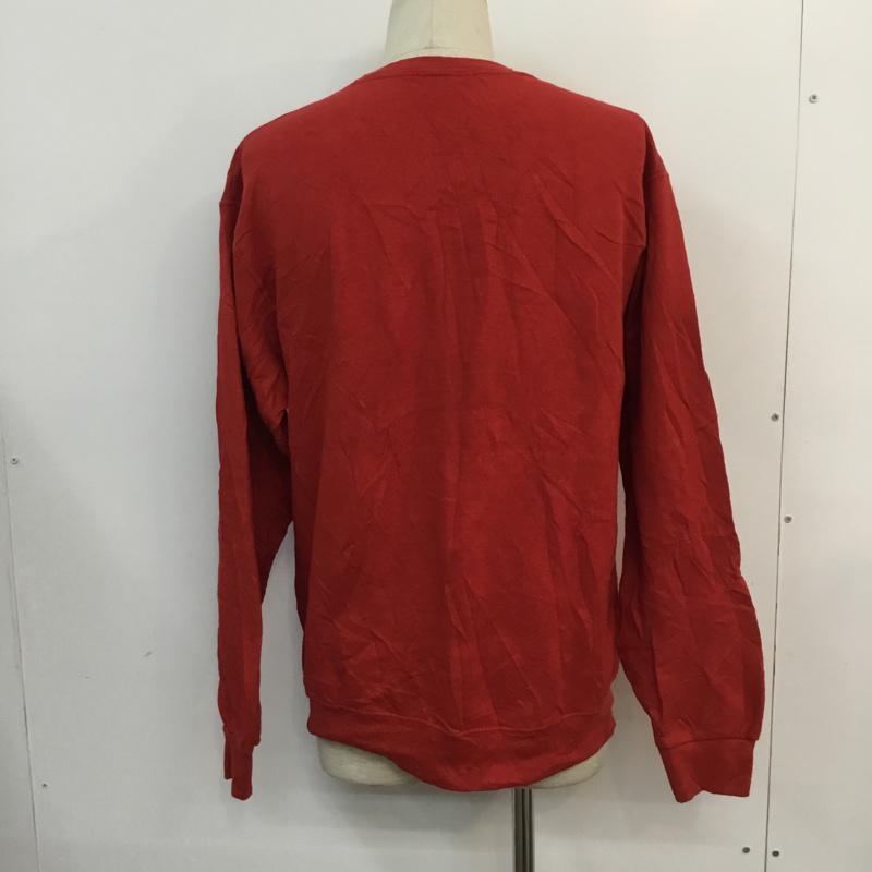 フルーツオブザルーム FRUIT OF THE LOOM トレーナー 長袖 スウェット 裏起毛 M 無地 赤 / レッド / メンズ USED 古着 中古 10059259