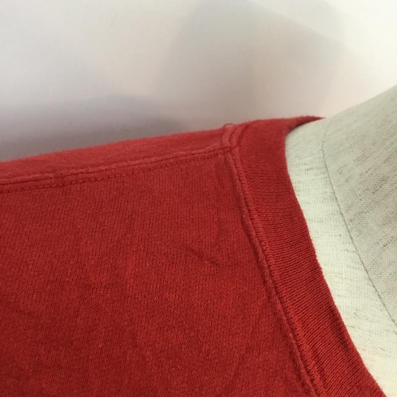 フルーツオブザルーム FRUIT OF THE LOOM トレーナー 長袖 スウェット 裏起毛 M 無地 赤 / レッド / メンズ USED 古着 中古 10059259