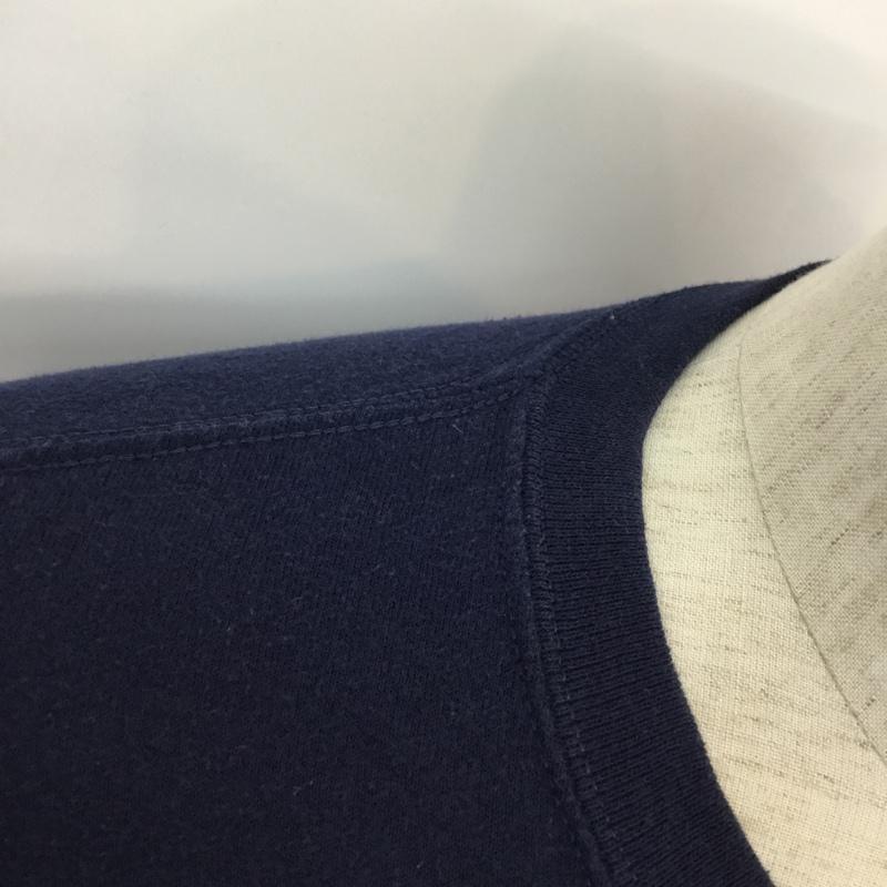 フルーツオブザルーム FRUIT OF THE LOOM トレーナー 長袖 スウェット 裏起毛 L 無地 紺 / ネイビー / メンズ USED 古着 中古 10059261