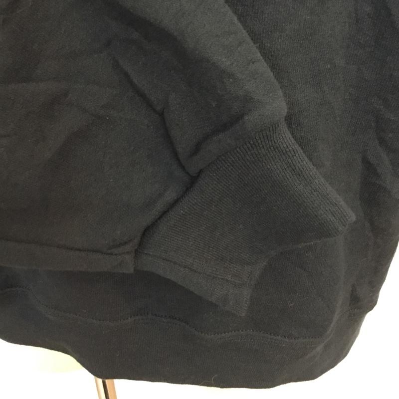 フルーツオブザルーム FRUIT OF THE LOOM トレーナー 長袖 スウェット 裏起毛 M 無地 黒 / ブラック / メンズ USED 古着 中古 10059262