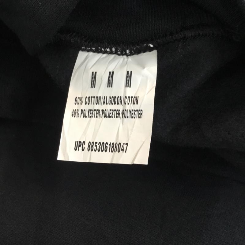 フルーツオブザルーム FRUIT OF THE LOOM トレーナー 長袖 スウェット 裏起毛 M 無地 黒 / ブラック / メンズ USED 古着 中古 10059262