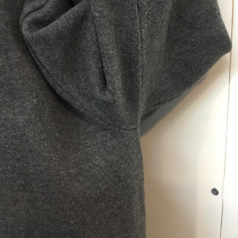 ヘインズ HANES トレーナー 長袖 スウェット 裏起毛 M 無地 ダークグレー / ダークグレー / メンズ USED 古着 中古 10059266